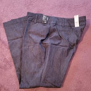 Straight Leg Blue/Gray Pants - Modern FitDouble Stretch - 7th Avenue Size 20